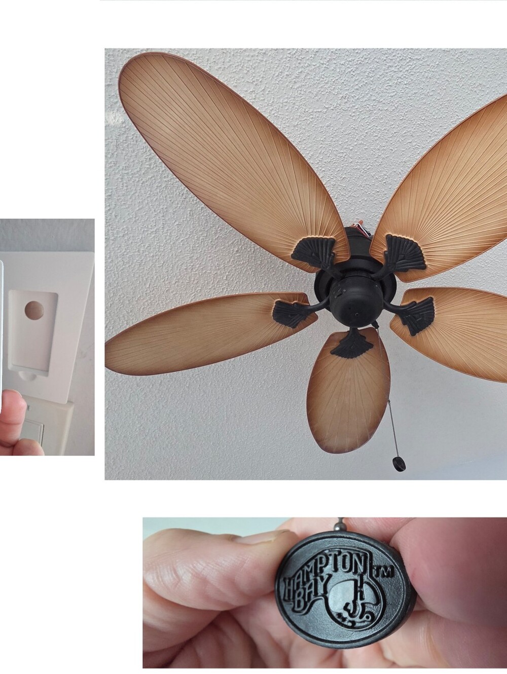 52" Island Costal Hampton Bay Indoor/Outdoor Ceiling Fan